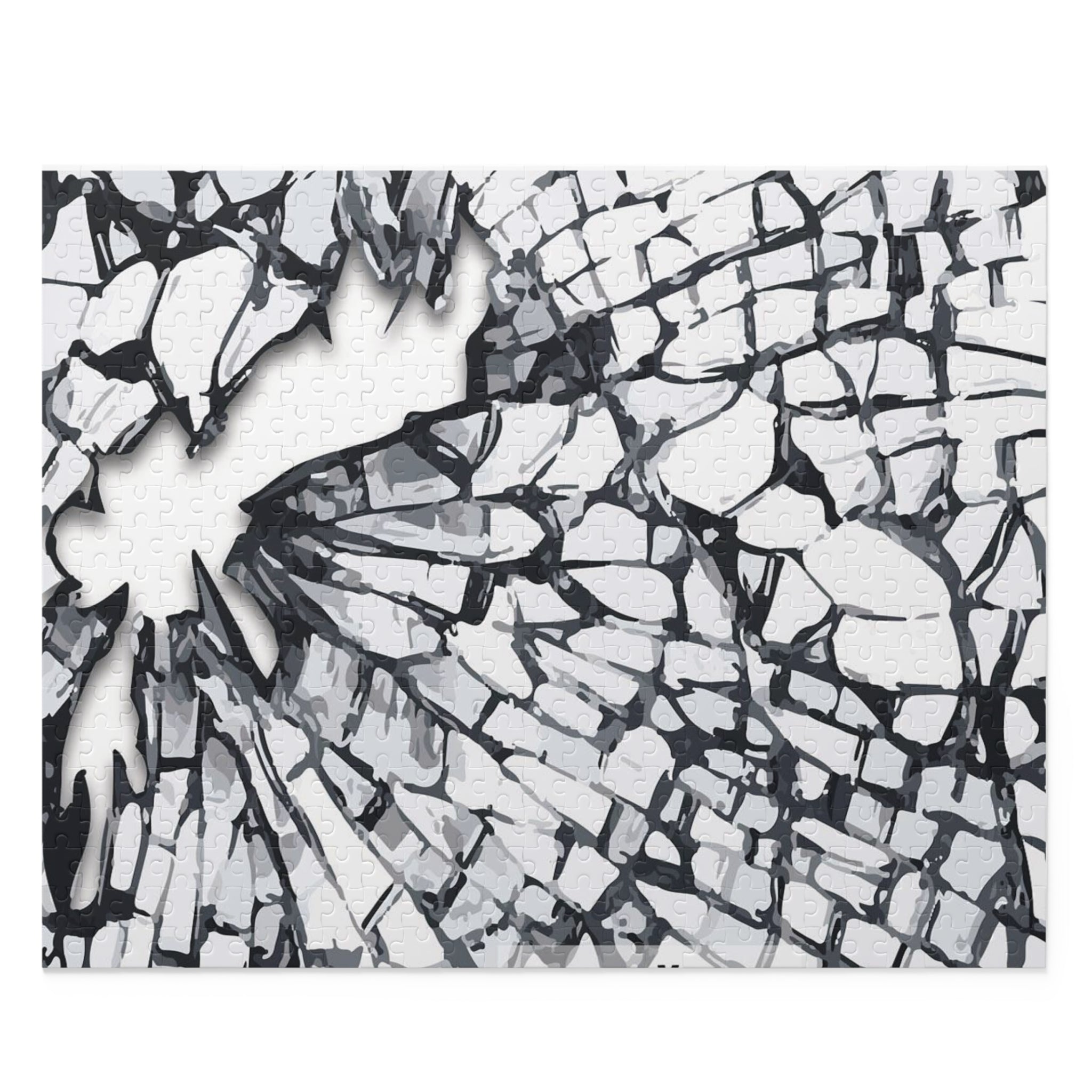 Shattered Glass Puzzle Art | Unique Home Decor, Stress Relief Activity, Gift for Puzzle Lovers, Brain Teaser, Family Fun