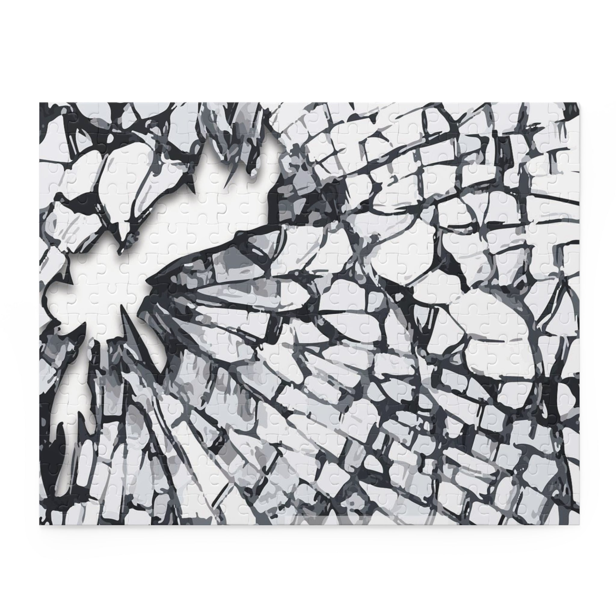 Shattered Glass Puzzle Art | Unique Home Decor, Stress Relief Activity, Gift for Puzzle Lovers, Brain Teaser, Family Fun
