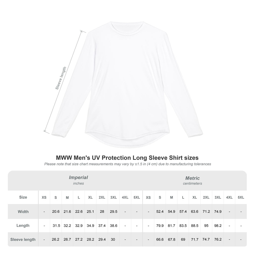 Future Time - Men's UV Protection Long Sleeve Shirt - Futuristic Tech Design