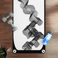 The Bendy Directions Yoga Mat | Black White Geometric