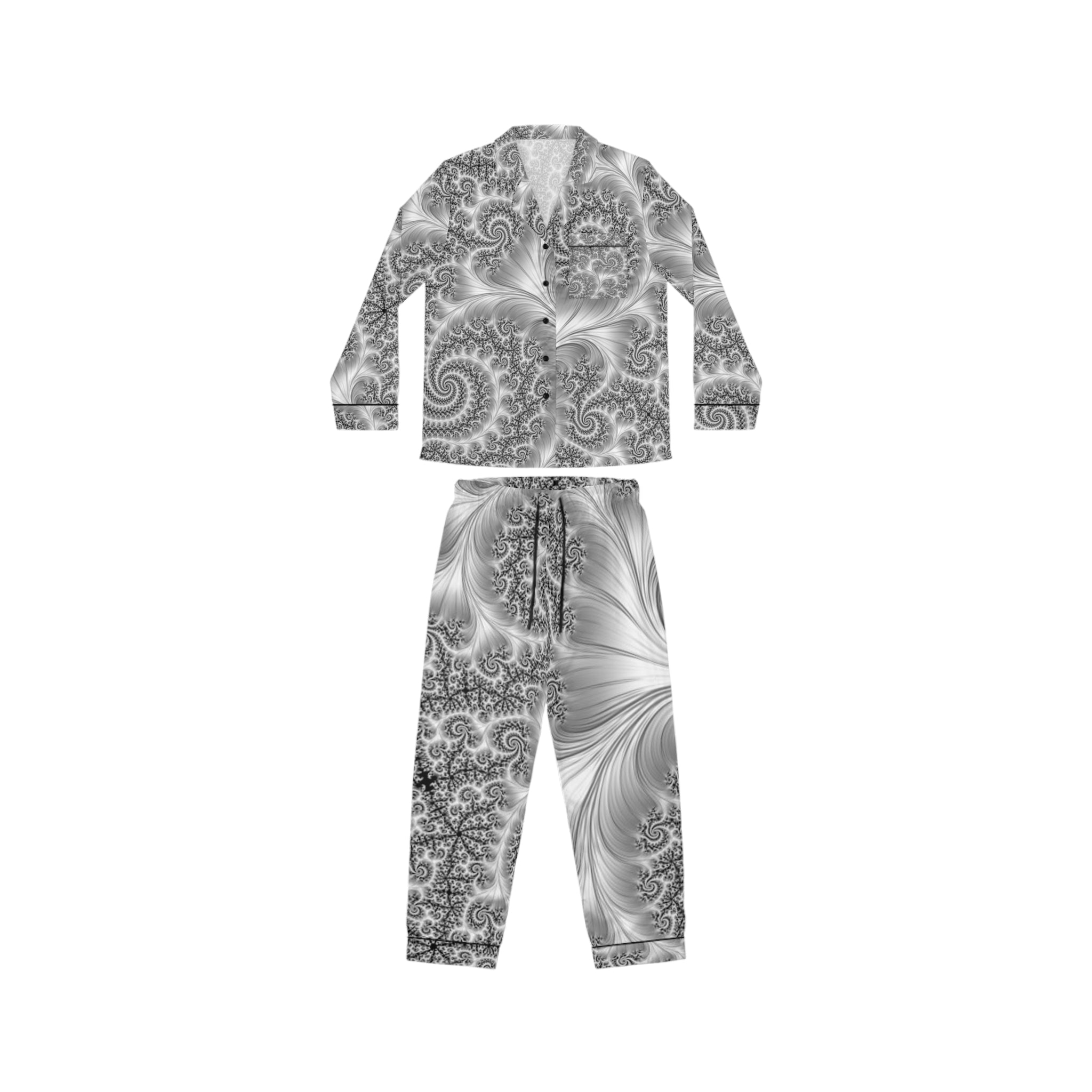 Not Paisley at All Satin Pajamas