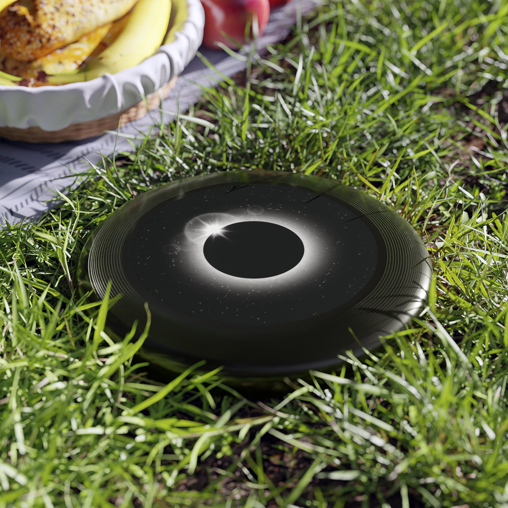 Eclipse Graphic Frisbee — Space-Themed Outdoor Flying Disc