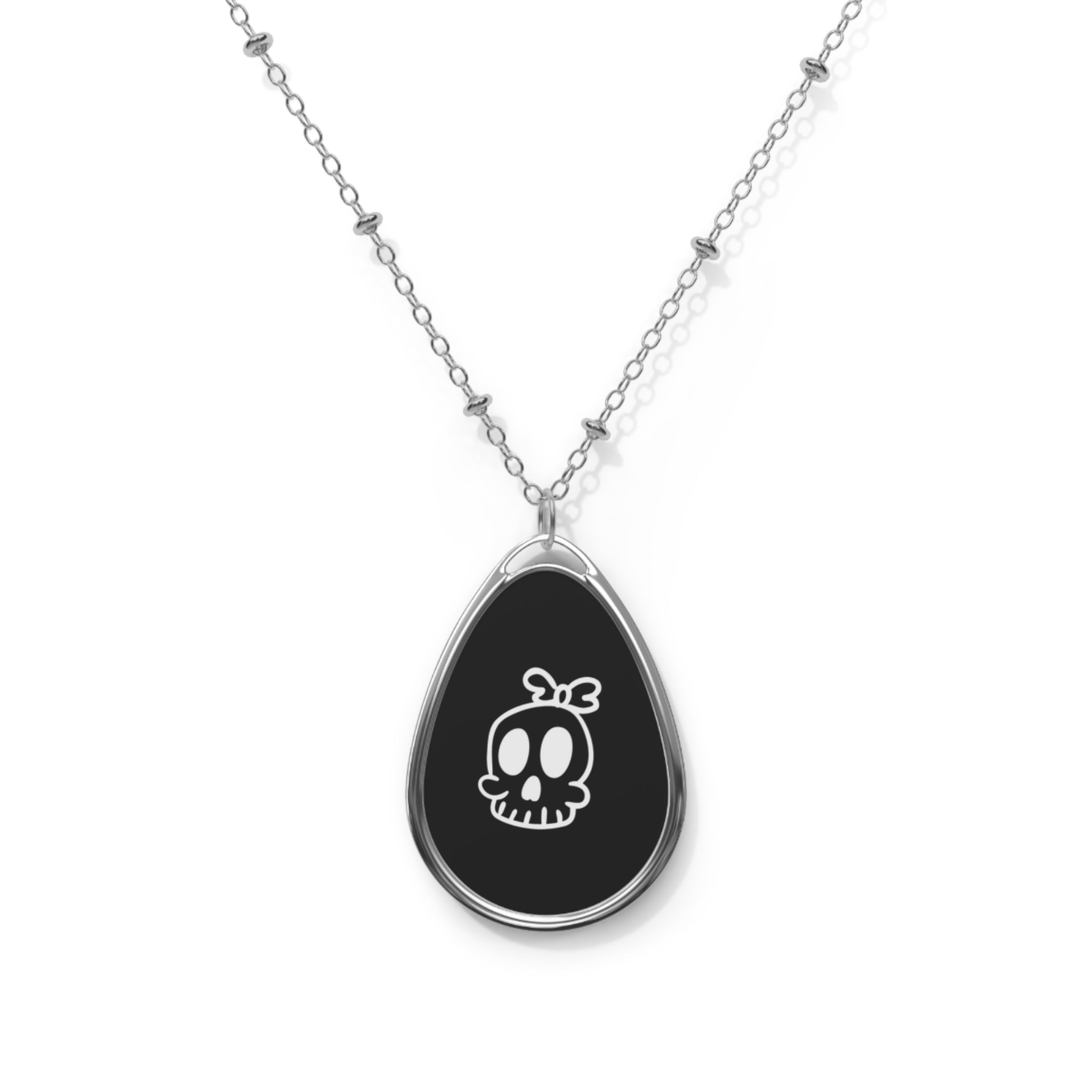 Skulky Oval Necklace