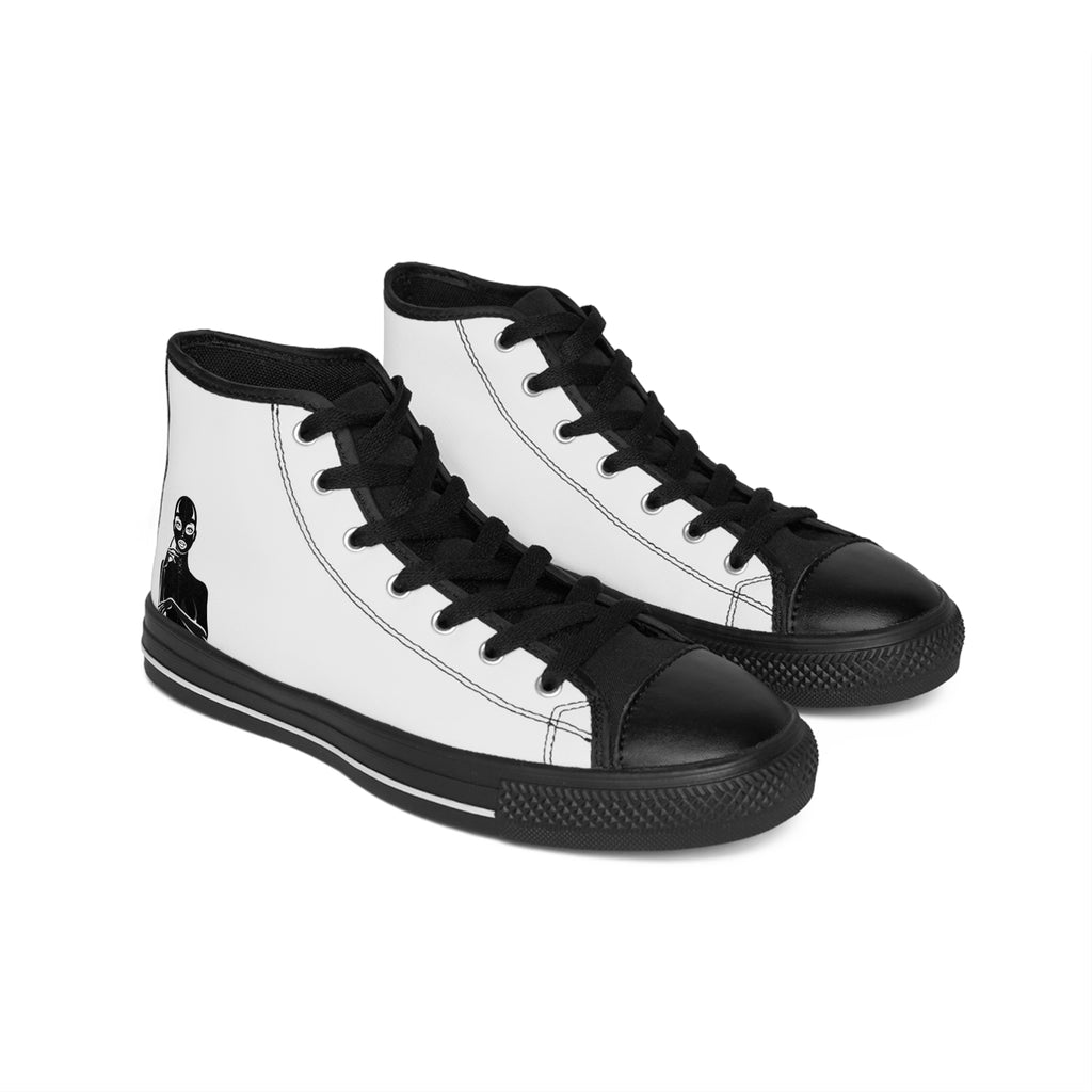 Latex Lady High-Top Sneakers