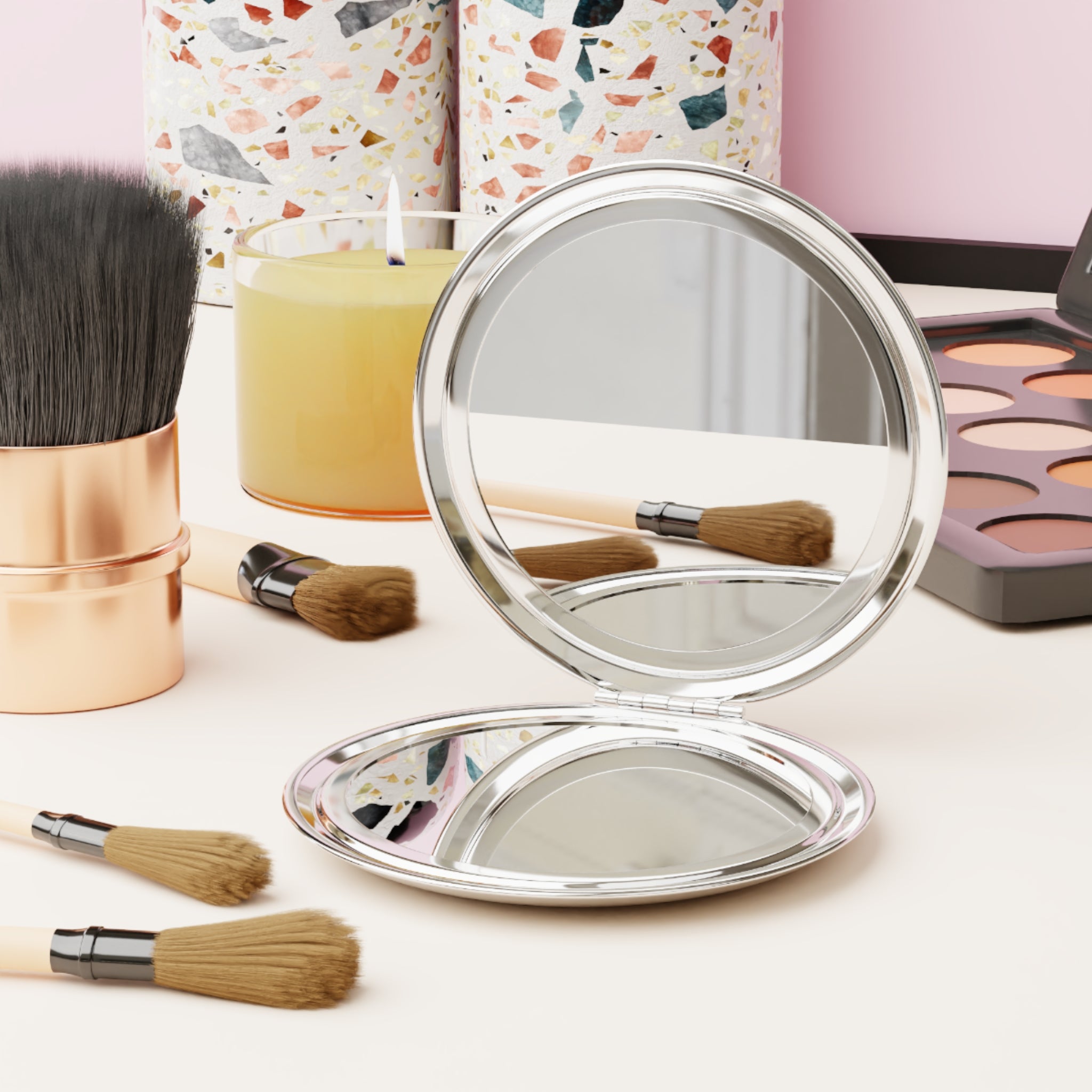 Ouroboros Compact Travel Mirror