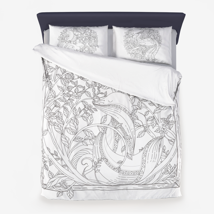 Colour Me All Night - Microfiber Duvet Cover