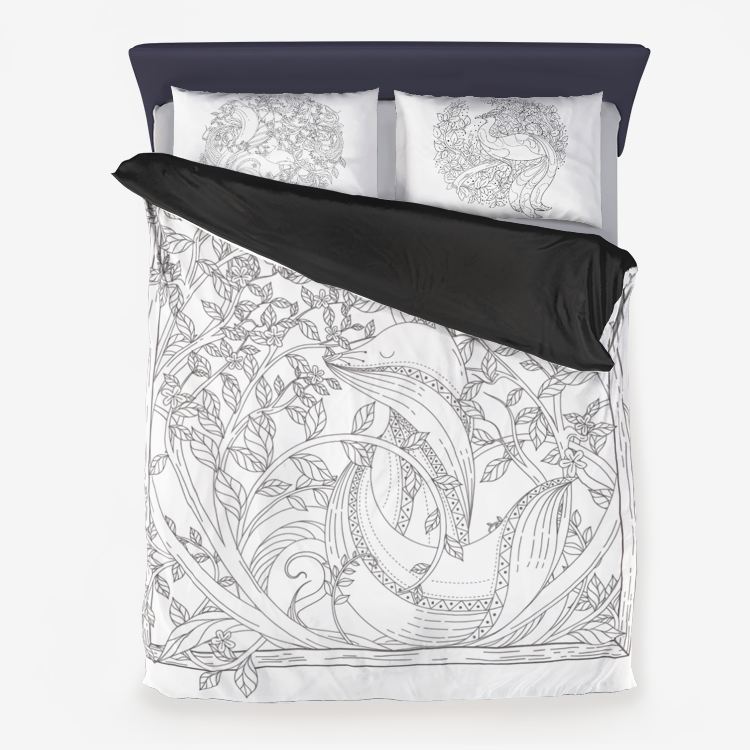 Colour Me All Night - Microfiber Duvet Cover