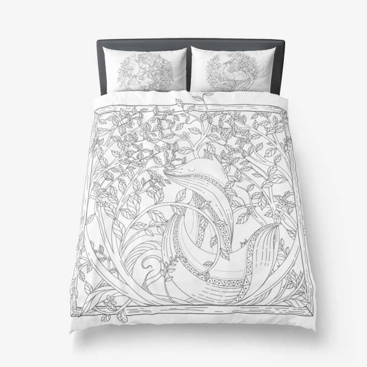 Colour Me All Night - Microfiber Duvet Cover