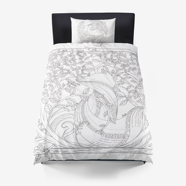 Colour Me All Night - Microfiber Duvet Cover