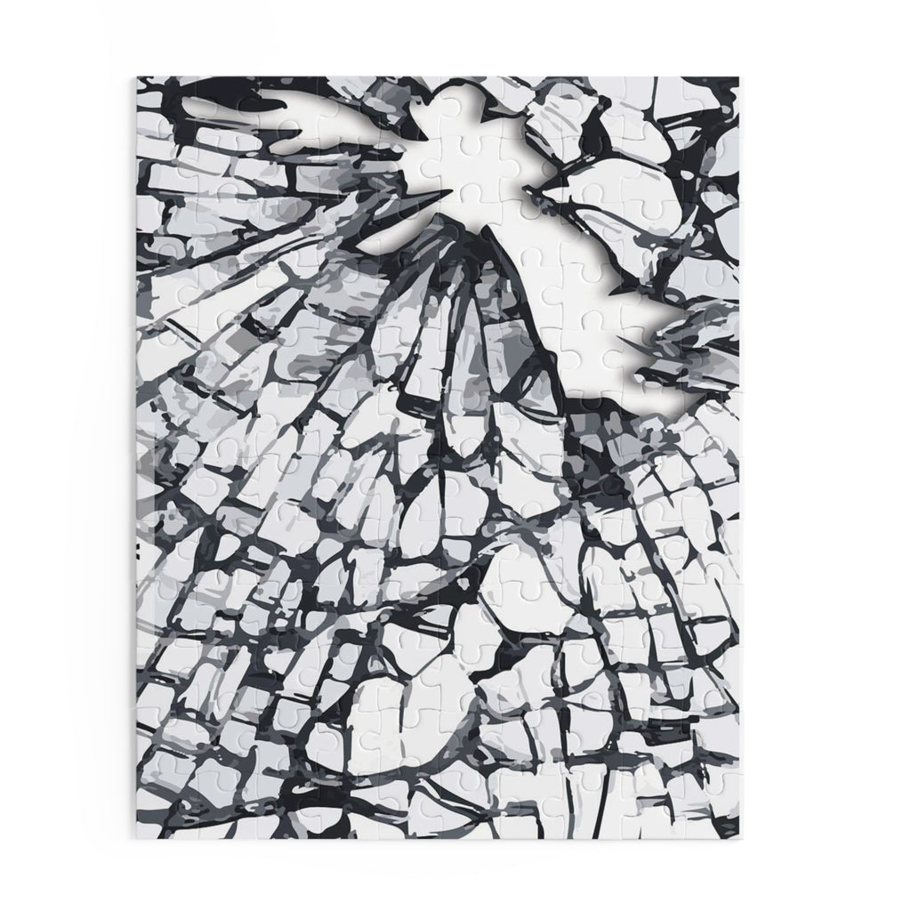 Shattered Glass Puzzle Art | Unique Home Decor, Stress Relief Activity, Gift for Puzzle Lovers, Brain Teaser, Family Fun