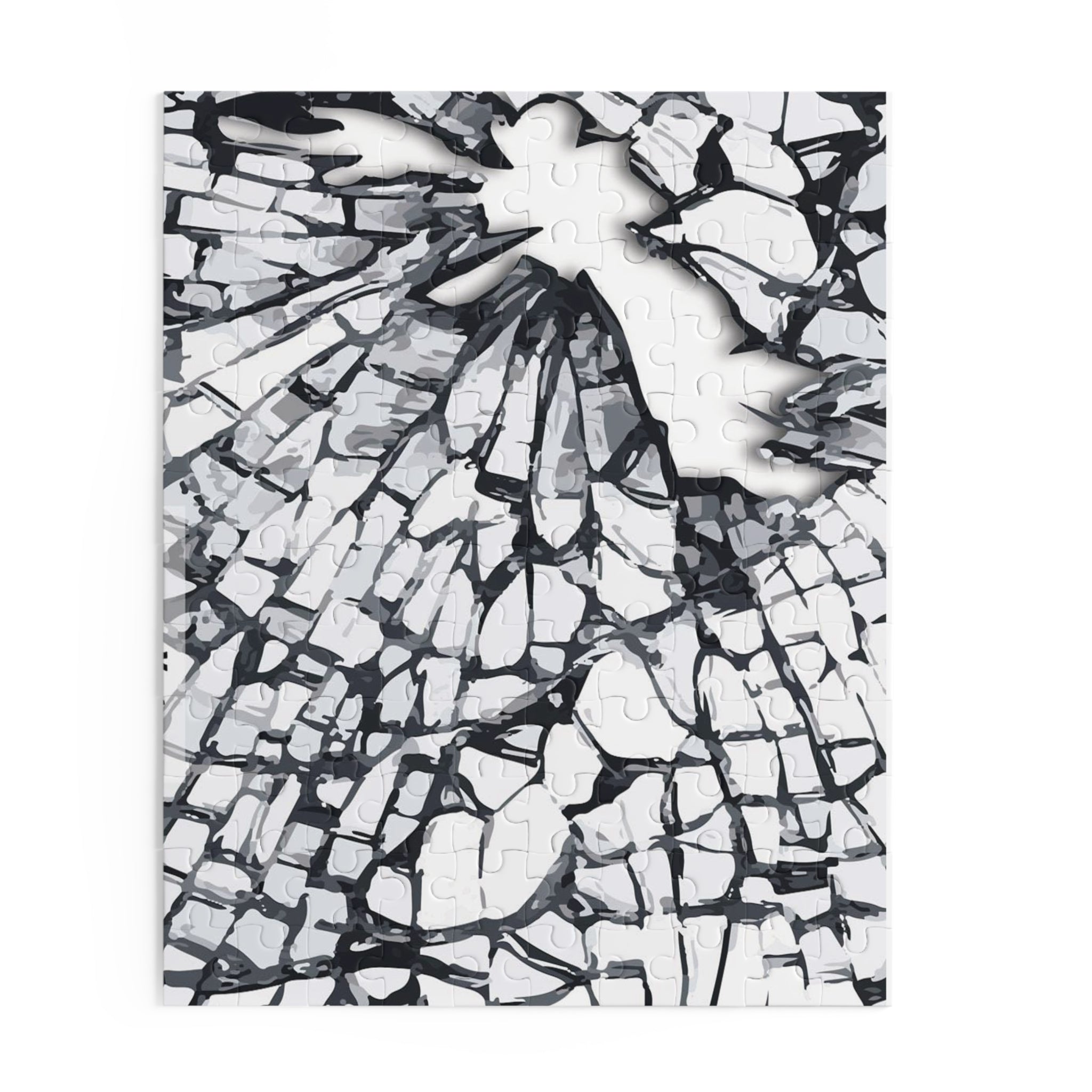 Shattered Glass Puzzle Art | Unique Home Decor, Stress Relief Activity, Gift for Puzzle Lovers, Brain Teaser, Family Fun