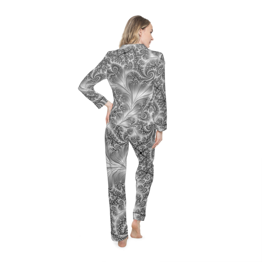 Not Paisley at All Satin Pajamas
