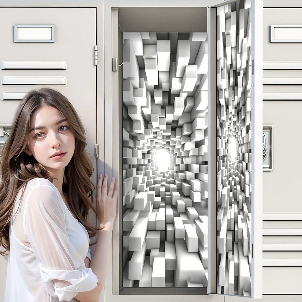 School Locker Magnetic Wallpaper 2 pcs