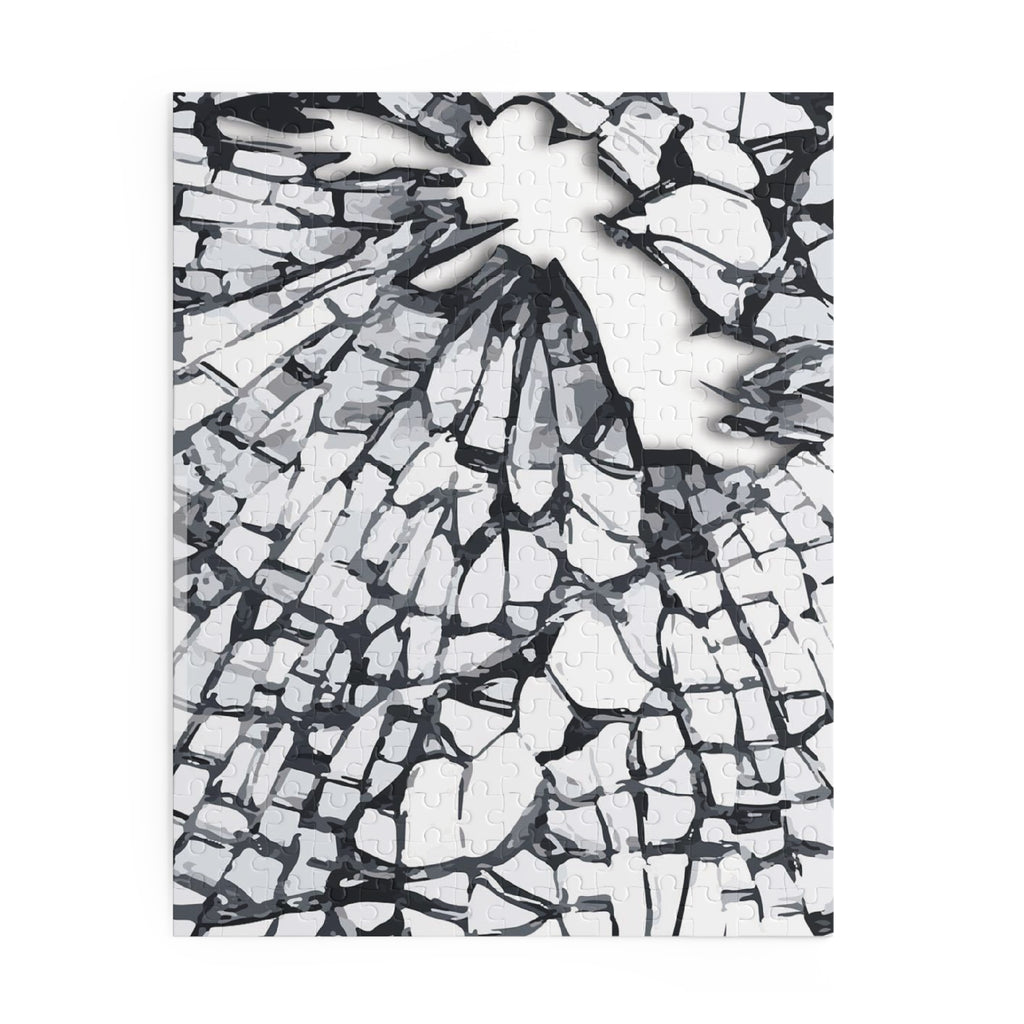 Shattered Glass Puzzle Art | Unique Home Decor, Stress Relief Activity, Gift for Puzzle Lovers, Brain Teaser, Family Fun