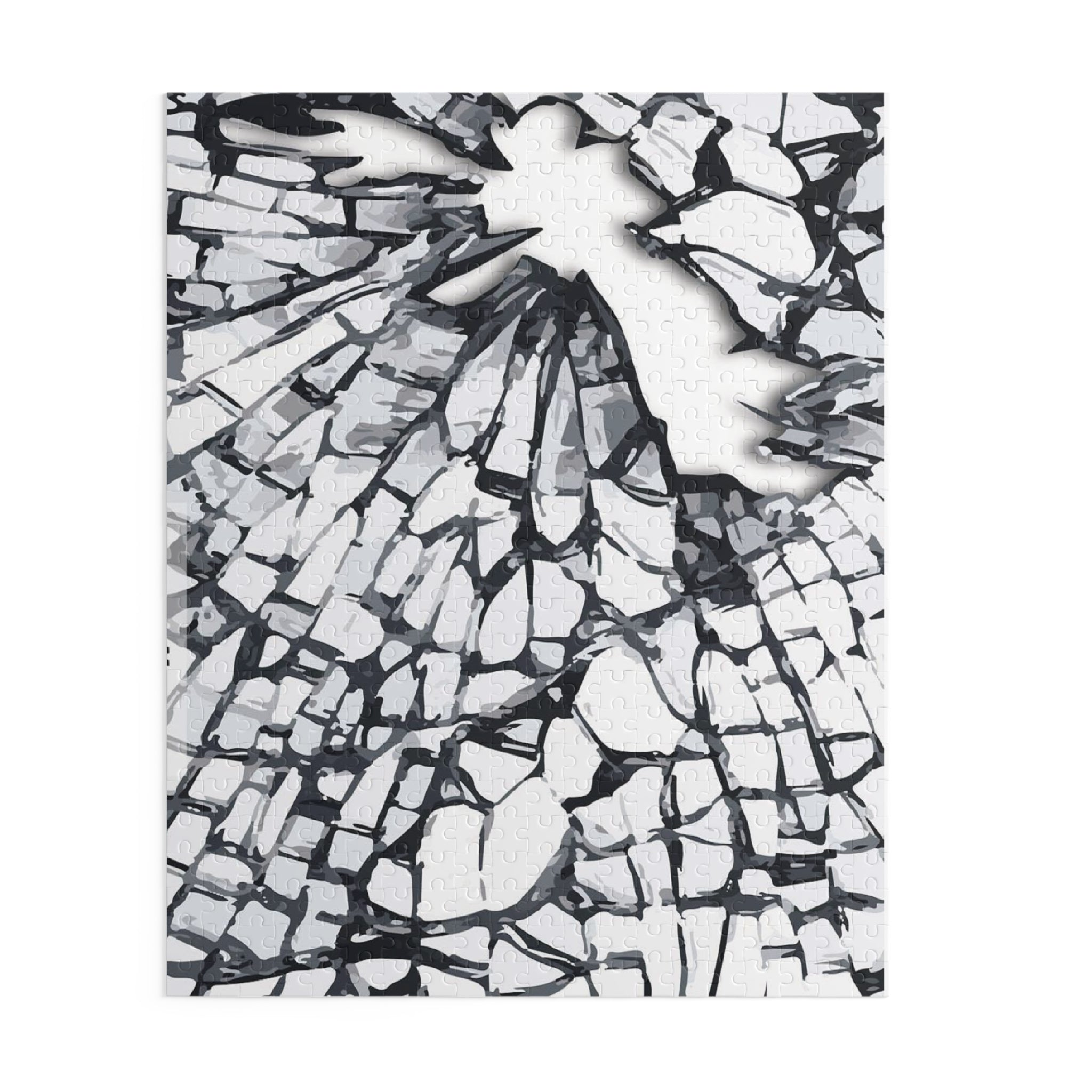 Shattered Glass Puzzle Art | Unique Home Decor, Stress Relief Activity, Gift for Puzzle Lovers, Brain Teaser, Family Fun