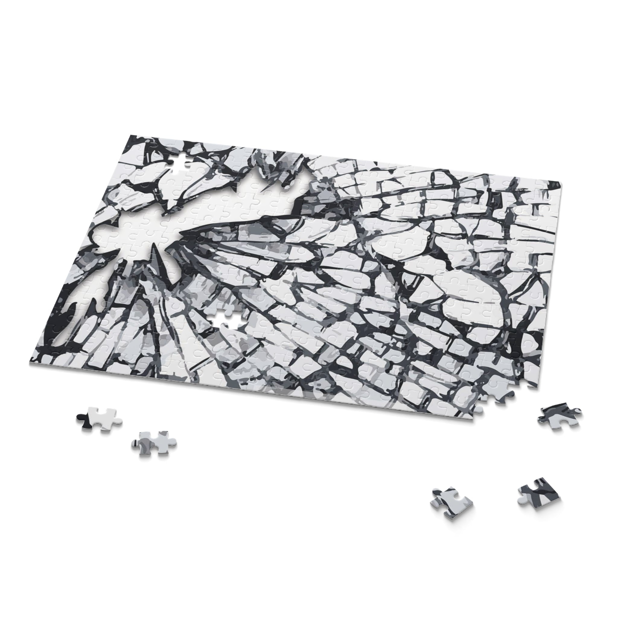 Shattered Glass Puzzle Art | Unique Home Decor, Stress Relief Activity, Gift for Puzzle Lovers, Brain Teaser, Family Fun