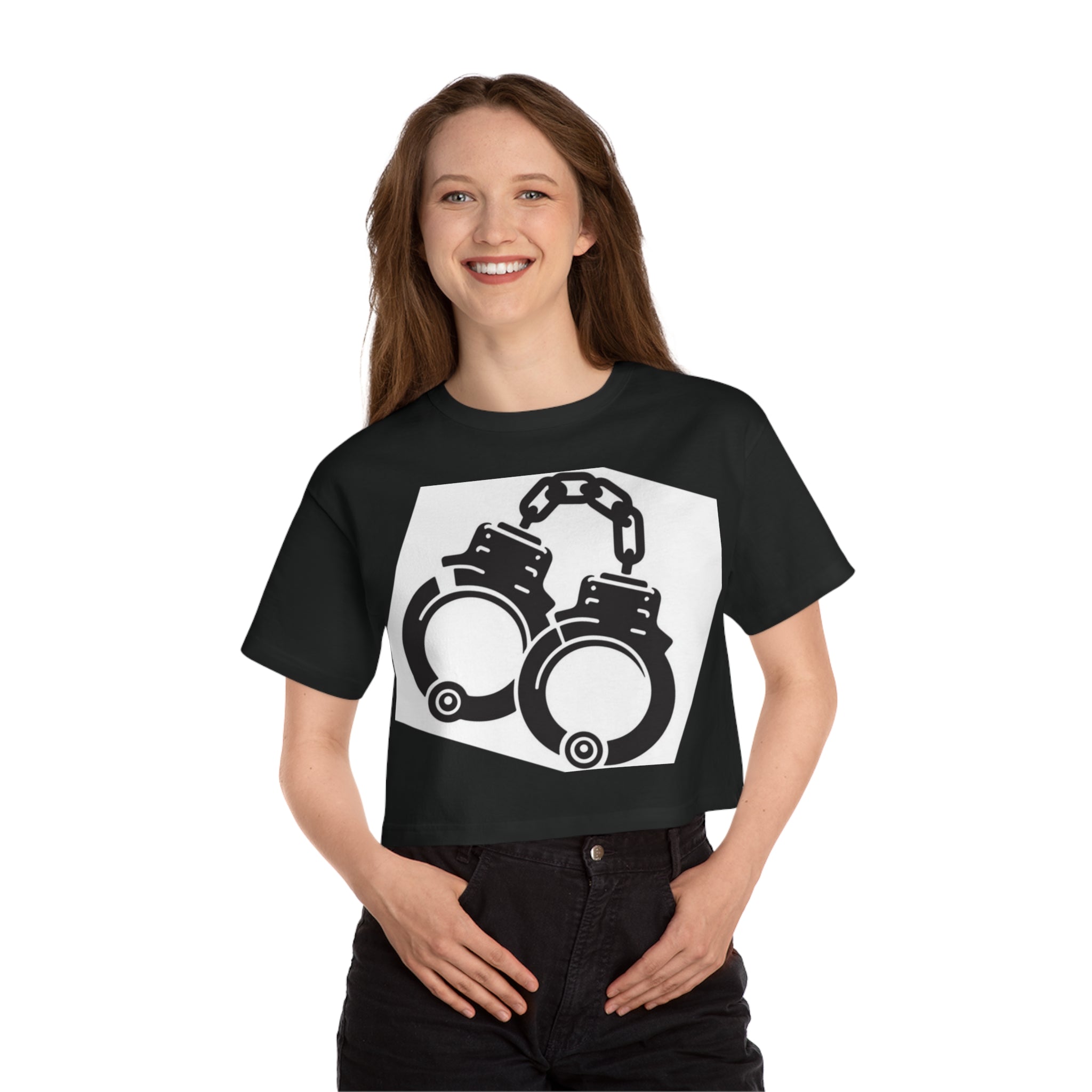 Cuffs Crop T-shirt