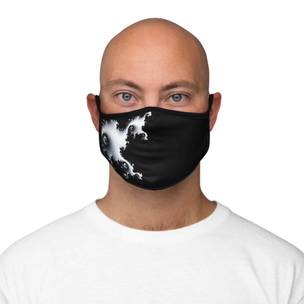 Fractal Fitted Face Mask
