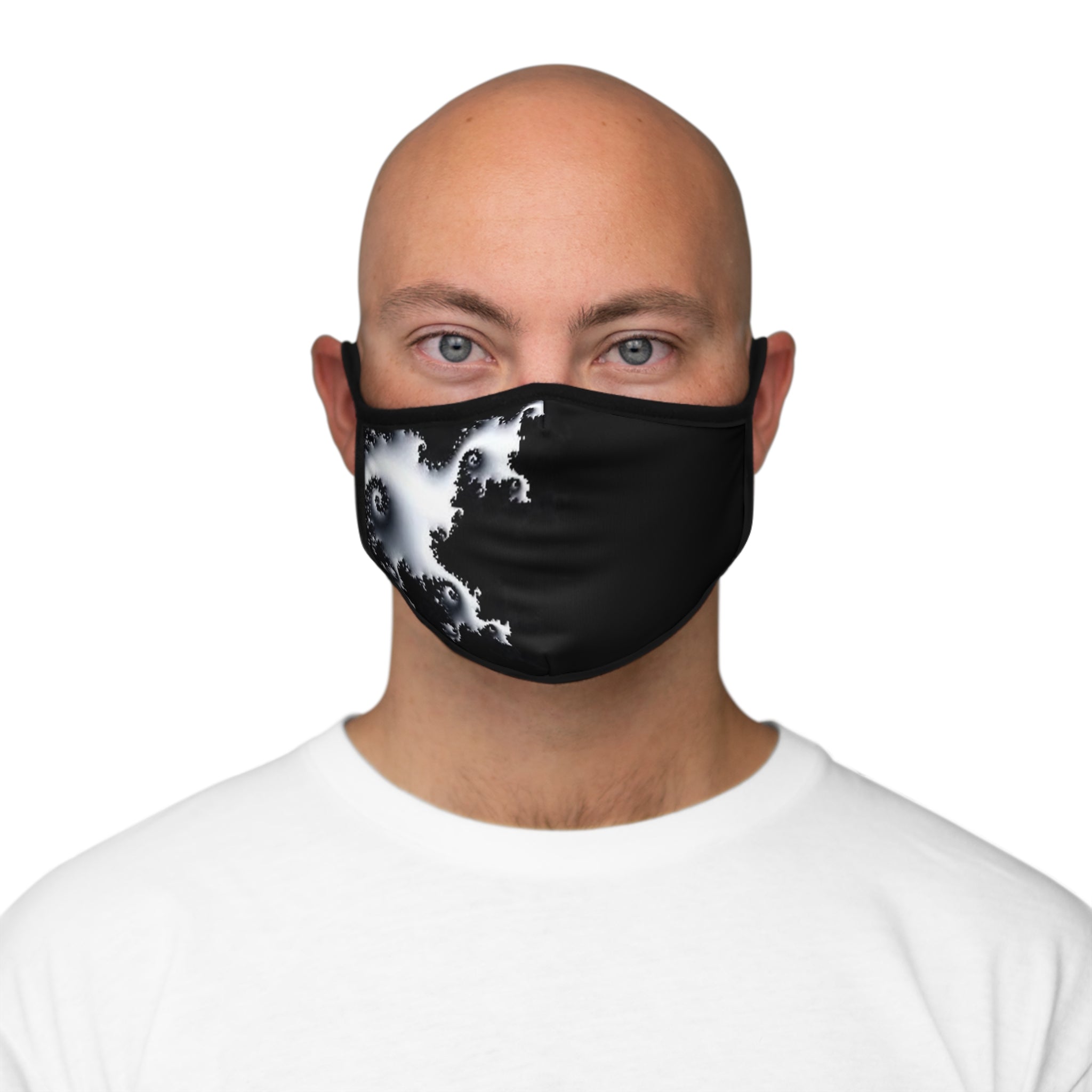 Fractal Fitted Face Mask
