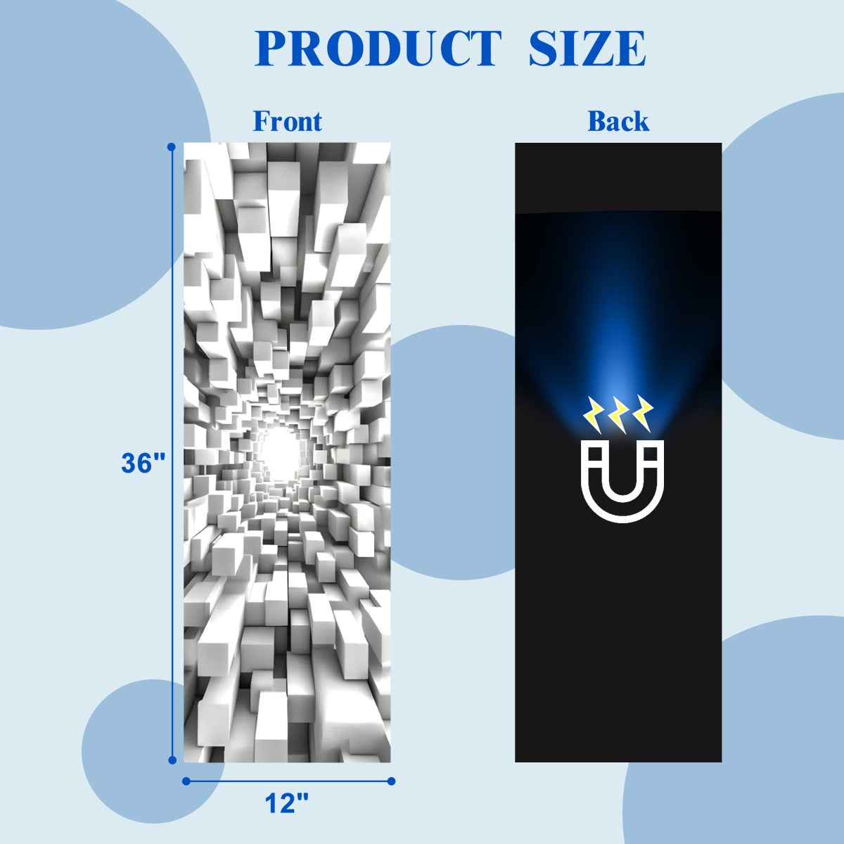 School Locker Magnetic Wallpaper 2 pcs
