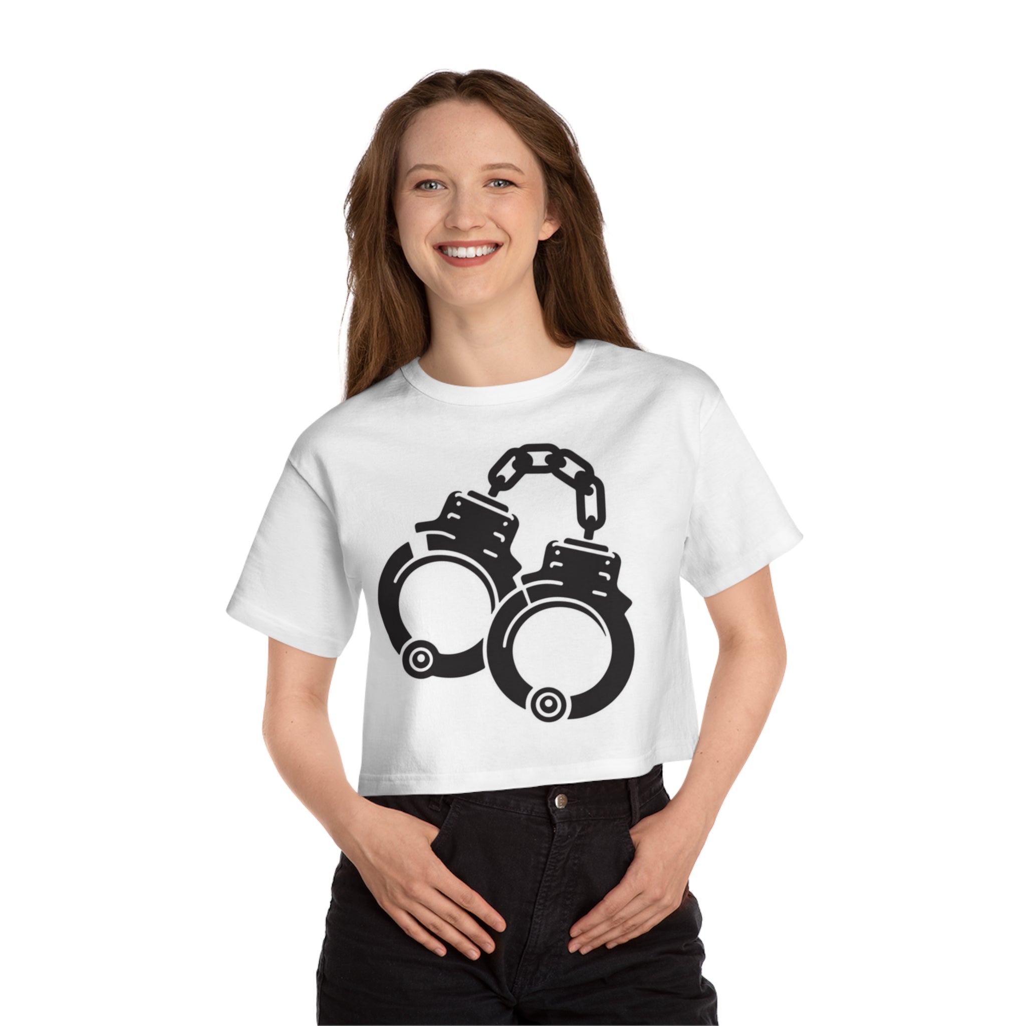 Cuffs Crop T-shirt