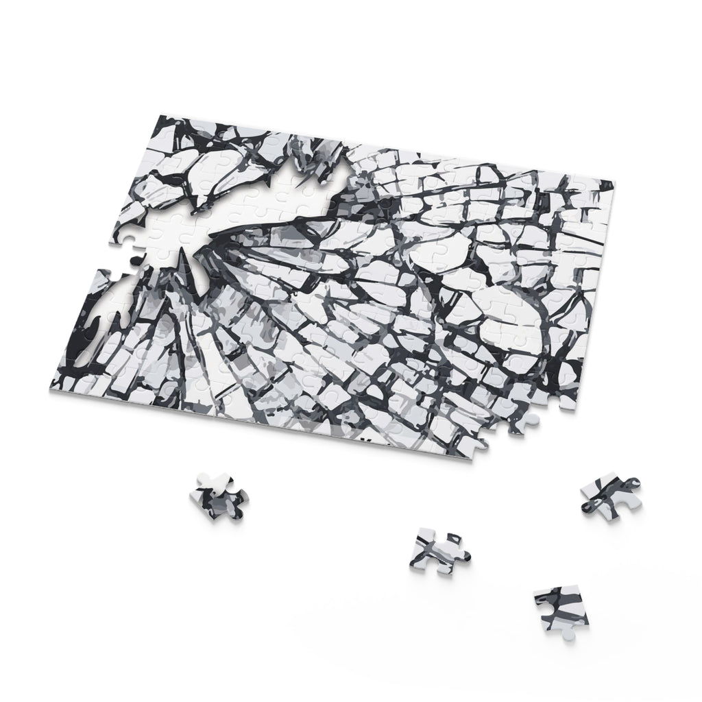 Shattered Glass Puzzle Art | Unique Home Decor, Stress Relief Activity, Gift for Puzzle Lovers, Brain Teaser, Family Fun