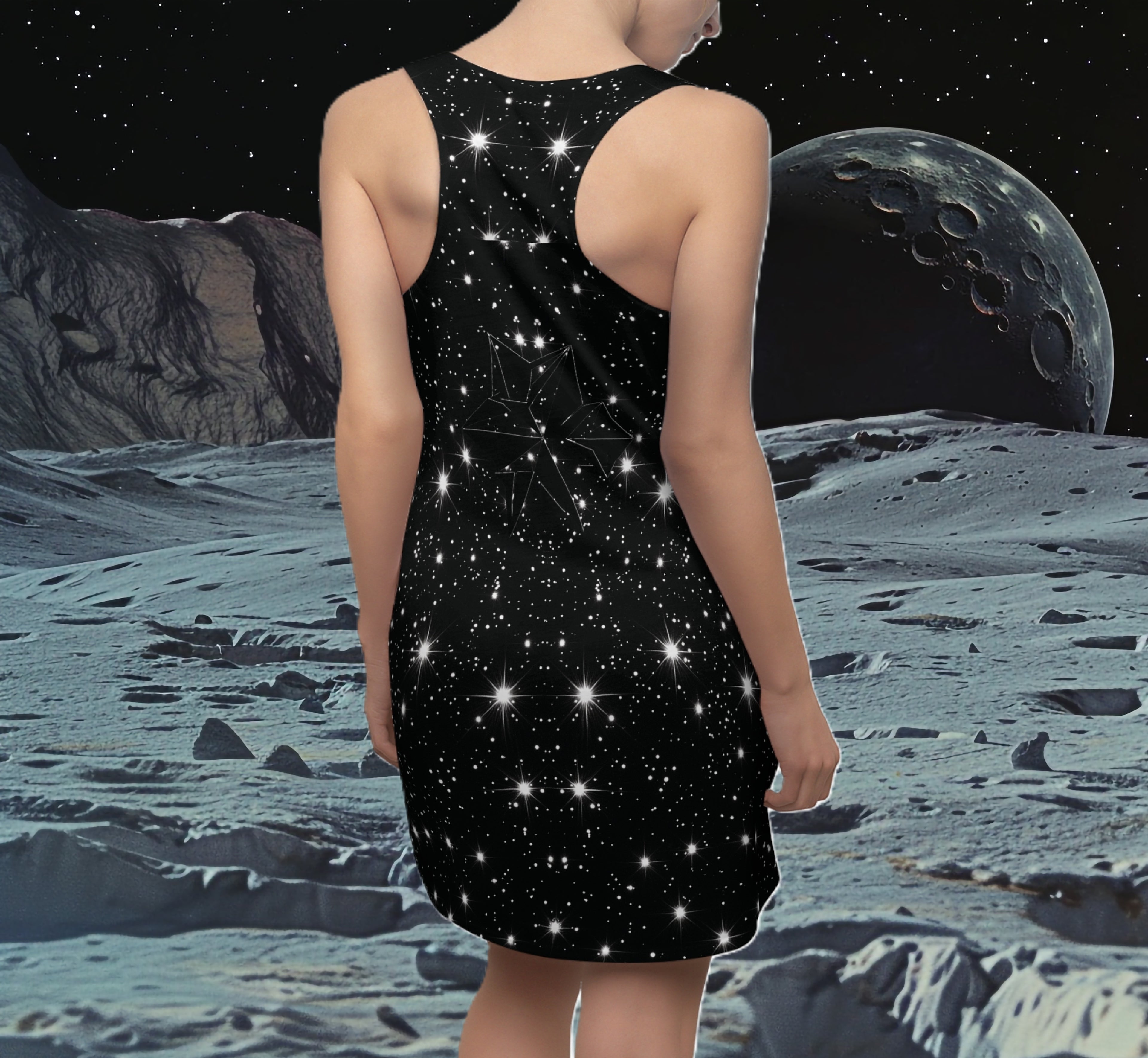 Malformed Black Star Racerback