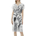 Fractal Flower Splash Dress... with Belt