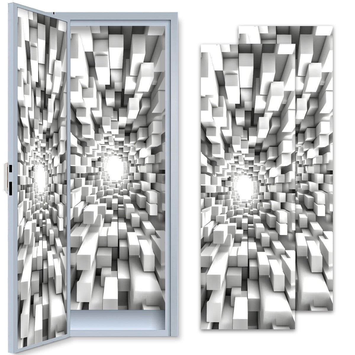 School Locker Magnetic Wallpaper 2 pcs