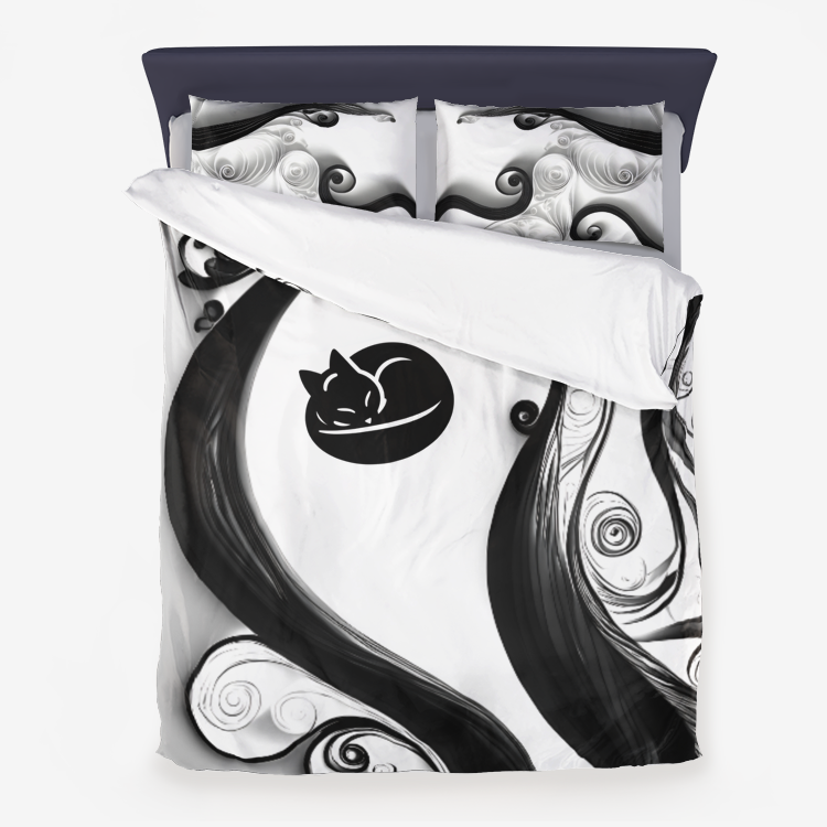 Kitty Paper - Microfiber Duvet Cover