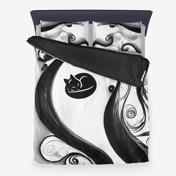 Kitty Paper - Microfiber Duvet Cover