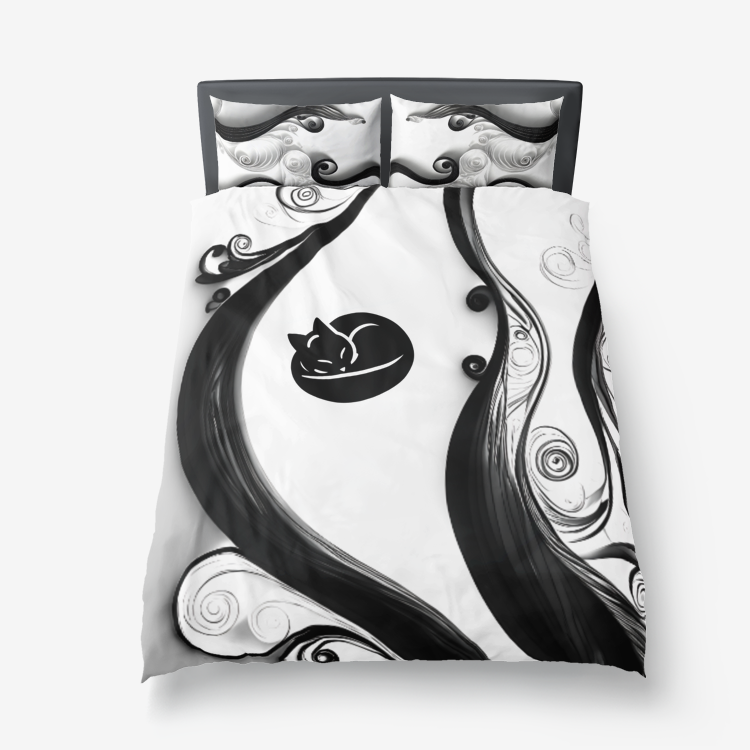 Kitty Paper - Microfiber Duvet Cover