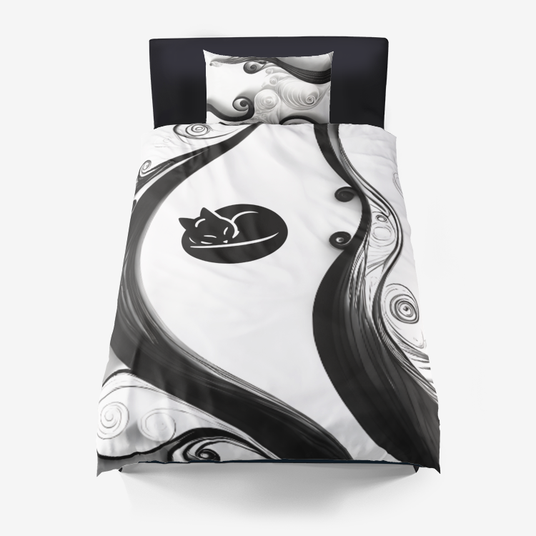 Kitty Paper - Microfiber Duvet Cover
